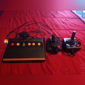 Atari Black and Orange Retro Gaming Console